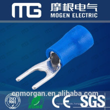 SV2-6 Blue Copper Insulated Spade Terminals